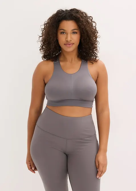 Soutien-gorge de sport dos nageur, maintien l&eacute;ger, bonprix