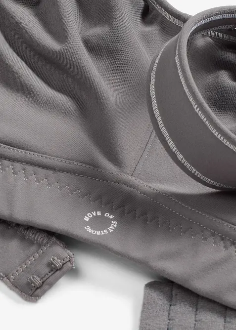 Soutien-gorge de sport toucher coton, maintien mod&eacute;r&eacute;, bonprix