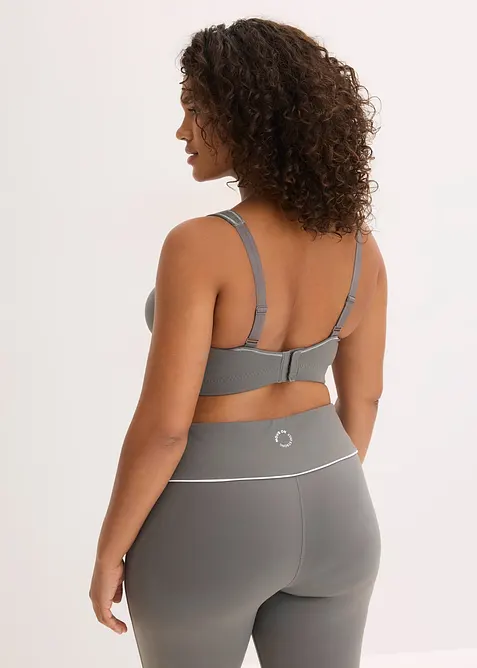 Soutien-gorge de sport toucher coton, maintien mod&eacute;r&eacute;, bonprix