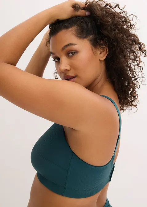 Soutien-gorge de sport en mati&egrave;re c&ocirc;tel&eacute;e, maintien l&eacute;ger, bonprix