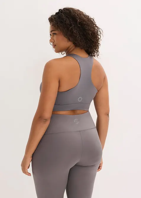 Soutien-gorge de sport dos nageur, maintien l&eacute;ger, bonprix