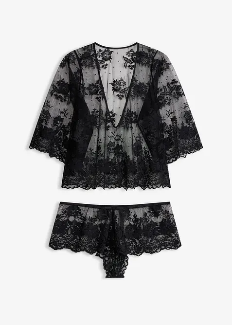 Top à manches longues + shorty (Ens. 2 pces.), bonprix