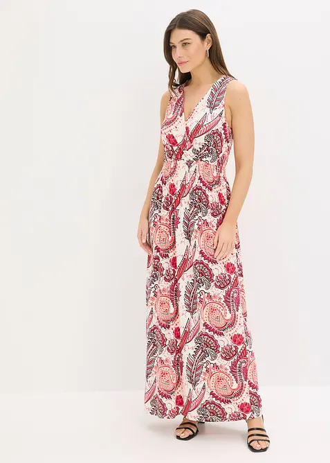 Robe longue en viscose douce et extensible, bonprix