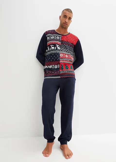 Pyjama 100% coton manches longues, bonprix