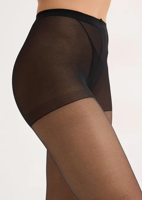 Lot de 2 collants 20den, bonprix