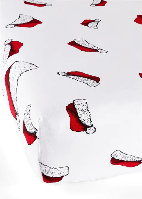 Drap-housse motif bonnet de Noël, bonprix