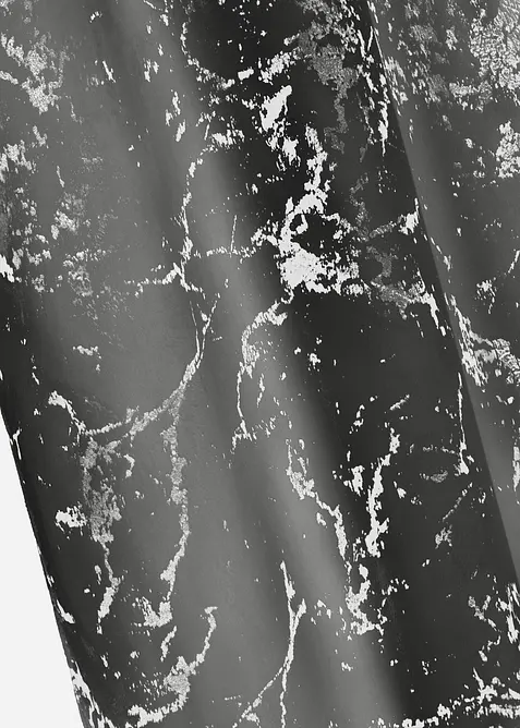 Rideau occultant toucher velours &agrave; imprim&eacute; brillant (1 pce), bonprix