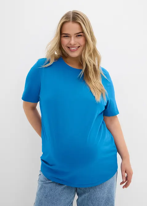 Lot de 2 T-shirts de grossesse en coton, bonprix