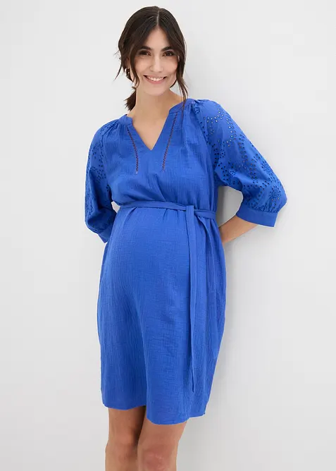 Robe de grossesse en gaze 100% coton, bonprix