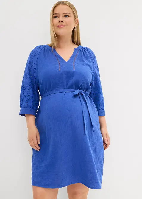 Robe de grossesse en gaze 100% coton, bonprix