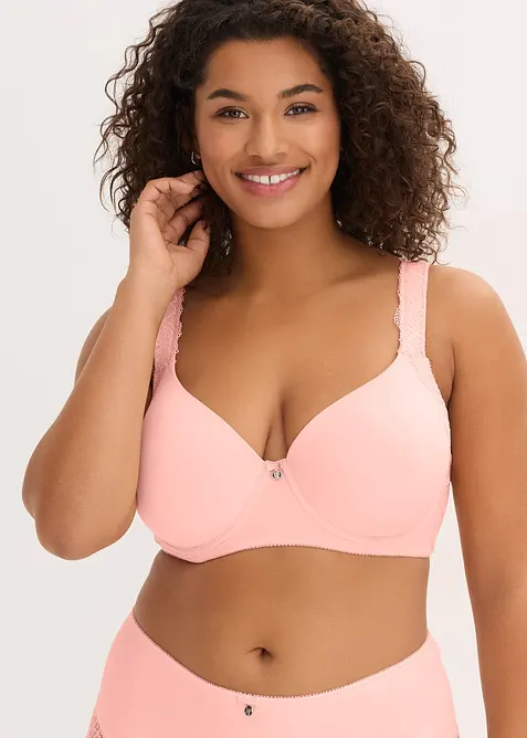 Soutien-gorge &agrave; coques et bretelles rembourr&eacute;es, bonprix