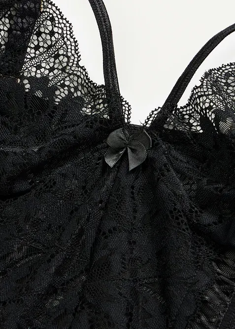 Top porte-jarretelles et string (ens. 2 pces), bonprix