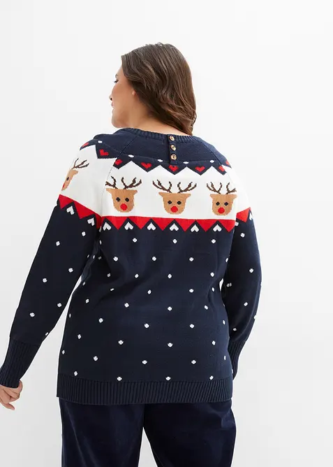 Pull de Noël renne, bonprix
