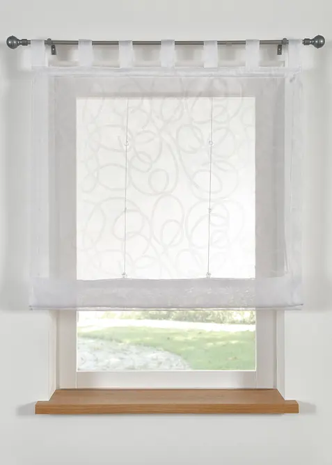 Store bateau transparent &agrave; imprim&eacute;, bonprix