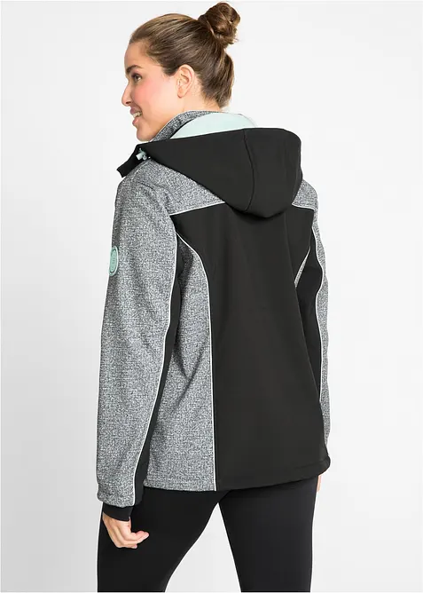 Veste softshell déperlante avec détails réfléchissants, bonprix