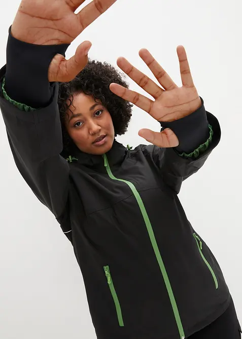 Veste imperméable à détails réfléchissants, bonprix