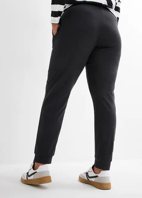 Pantalon de jogging à finitions élastiquées, bonprix