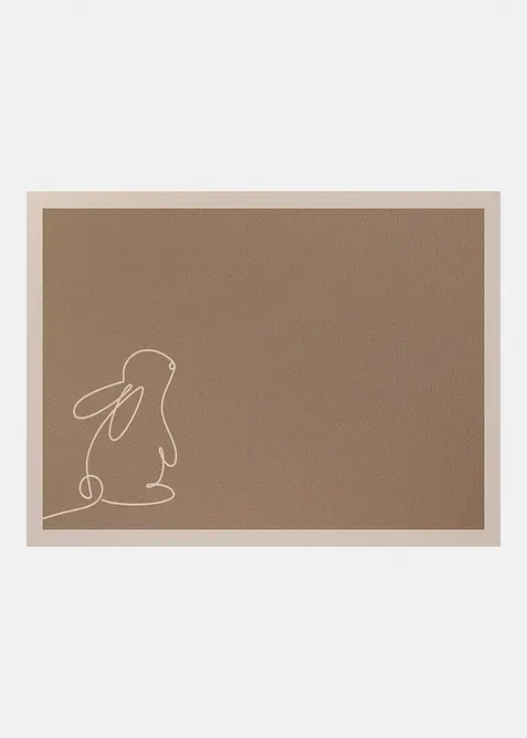 Paillasson lavable &agrave; motif de P&acirc;ques, bonprix