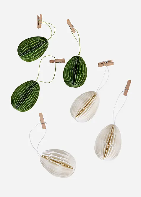 &OElig;ufs en papier &agrave; suspendre (6&nbsp;pces), bonprix