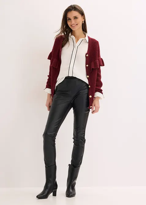 Chemisier fluide en satin, bonprix