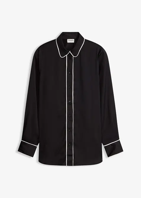 Chemisier fluide en satin, bonprix