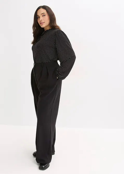 T-shirt manches longues en viscose extensible, bonprix