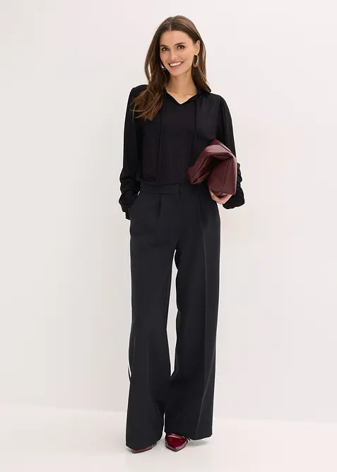 T-shirt manches longues en viscose extensible, bonprix