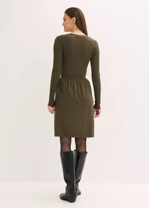 Robe en maille, bonprix