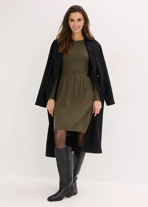 Robe en maille, bonprix