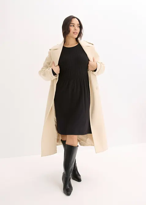 Robe en maille, bonprix