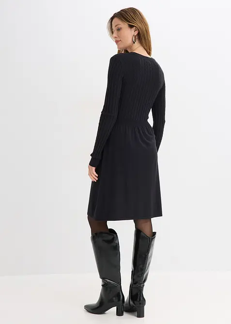 Robe en maille, bonprix