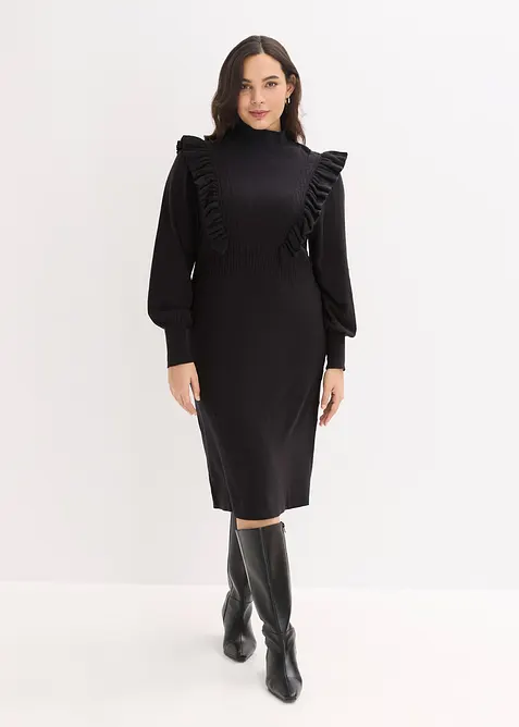 Robe en maille, bonprix