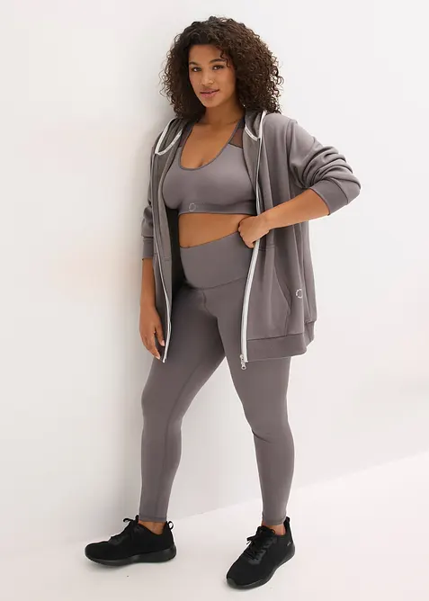 Sweat zipp&eacute; chaud, s&eacute;chage rapide, bonprix