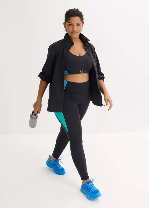 Veste de sport oversize, toucher coton, bonprix