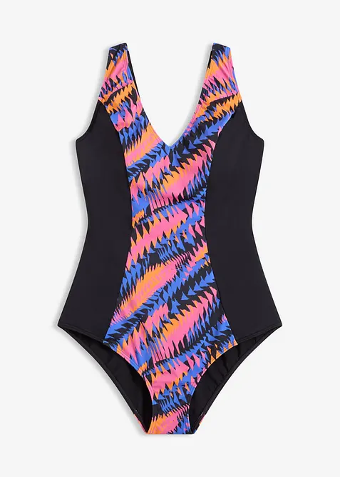 Maillot sculptant &agrave; empi&egrave;cement, maintien mod&eacute;r&eacute;, bonprix