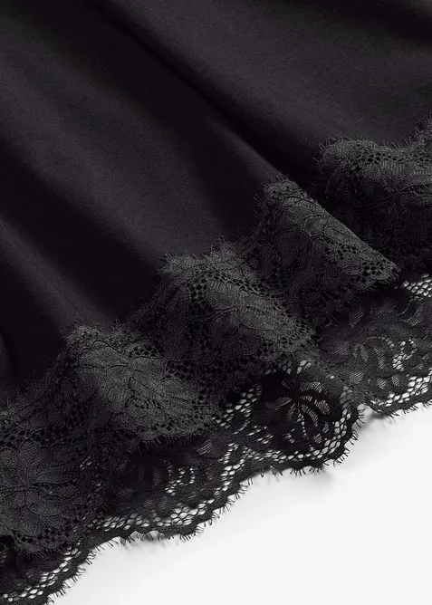 Chemise de nuit &agrave; dentelle, bonprix