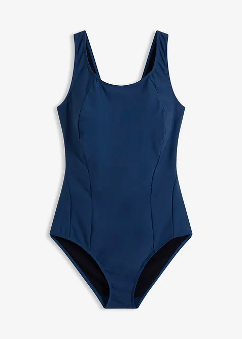 Maillot 1 pi&egrave;ce sculptant, maintien mod&eacute;r&eacute;, bonprix