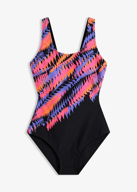 Maillot 1&nbsp;pi&egrave;ce sculptant, maintien l&eacute;ger, bonprix