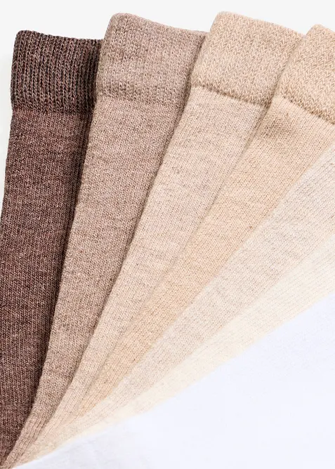 Lot de 10 paires de chaussettes en coton majoritaire, bonprix