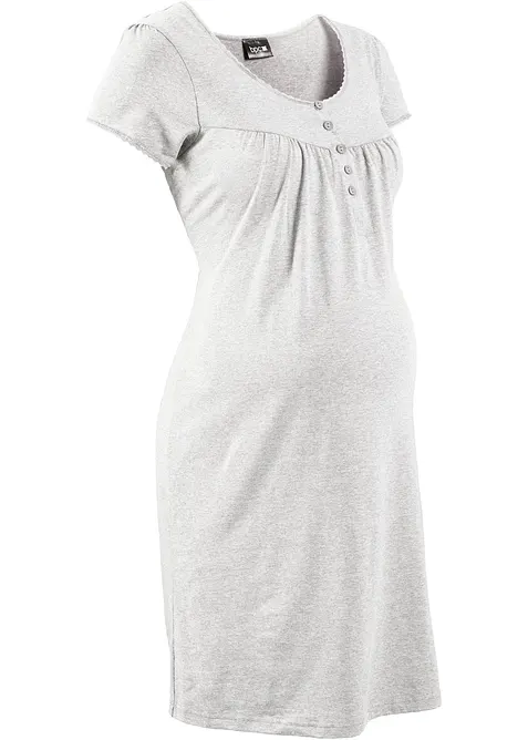 Chemise de nuit d&rsquo;allaitement coton, bonprix