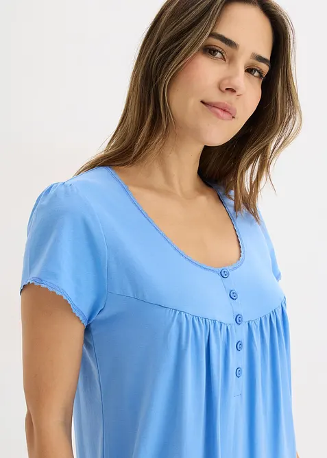 Chemise de nuit d&rsquo;allaitement coton, bonprix