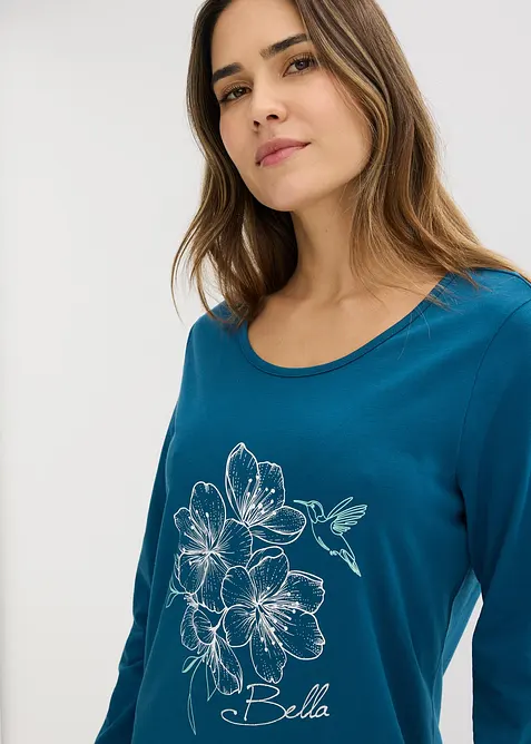 Chemise de nuit 100% coton, bonprix