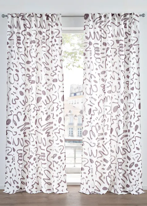 Voilage textur&eacute; (1&nbsp;pce), aussi en extra long, bonprix