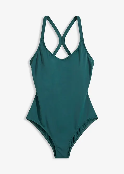 Maillot 1 pi&egrave;ce de sport &agrave; s&eacute;chage rapide, dos nageur, bonprix