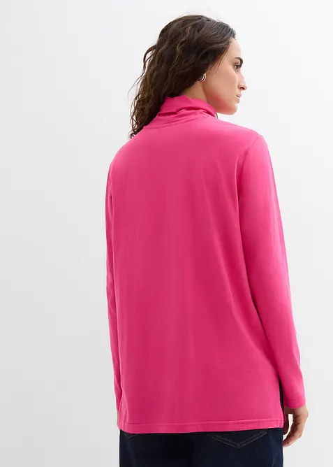 T-shirt col roul&eacute; 100% coton, bonprix