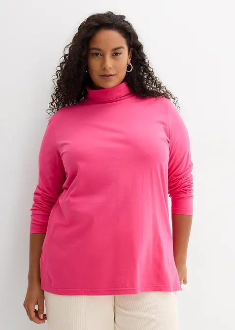 T-shirt col roul&eacute;, bonprix