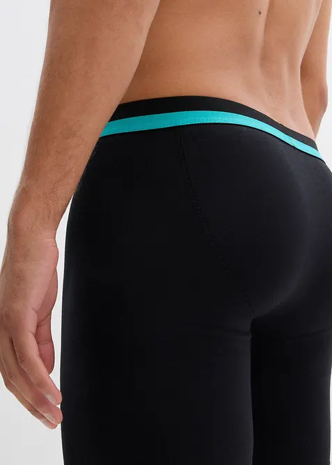 Lot de 2&nbsp;boxers longs et doux, bonprix