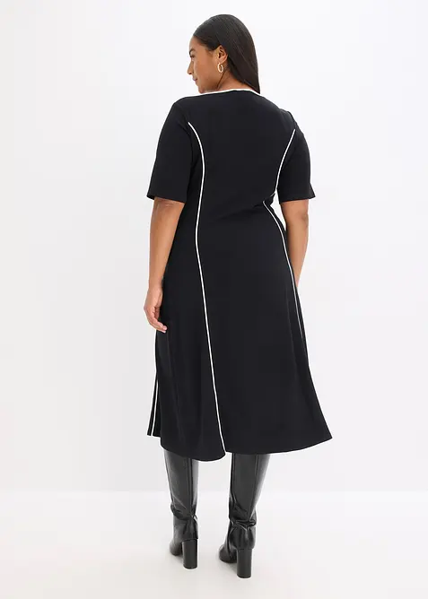 Robe midi en Punto di Roma, bonprix