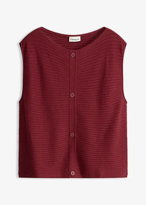 Robe en maille et gilet sans manches (ens. 2&nbsp;pces), bonprix