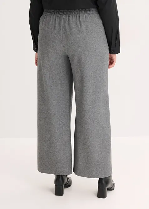 Pantalon en jersey &agrave; patte d&eacute;corative, bonprix